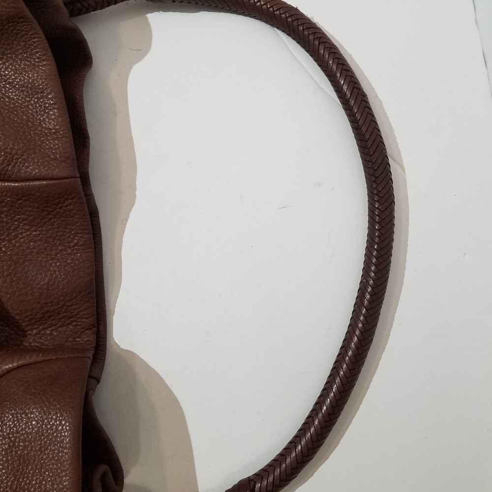 Elliott Lucca Brown Leather Hobo Bag - Picture 4 of 16